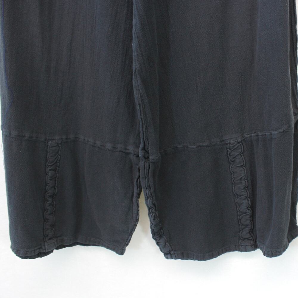 Oh My Gauze! Cotton Black Pant Honey Breathable Elastic Waist Size 2 XL - Picture 4 of 6